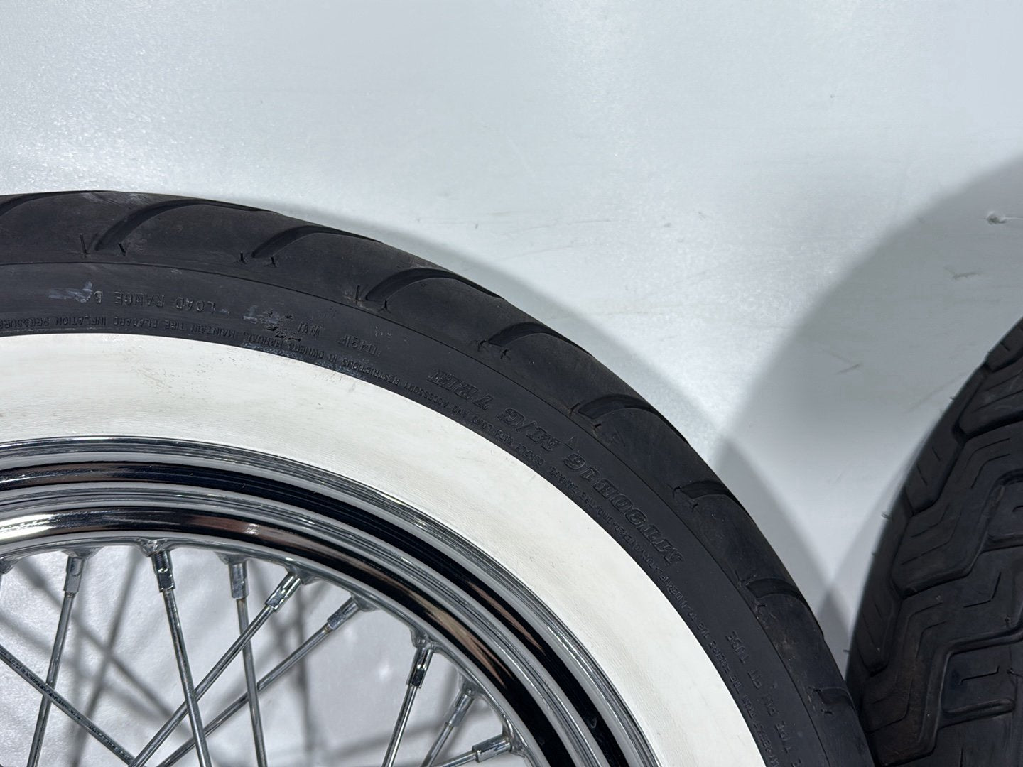 2008 Harley Softail Deluxe FLSTN OEM Front Rear Wheel Rim Tire Spoked