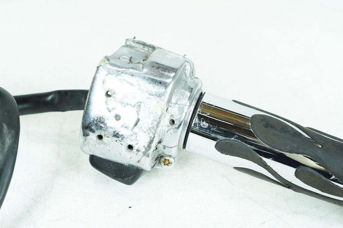 03 Harley Softail FLSTF Fat Boy OEM Left Turn Signal Headlight Switches Controls