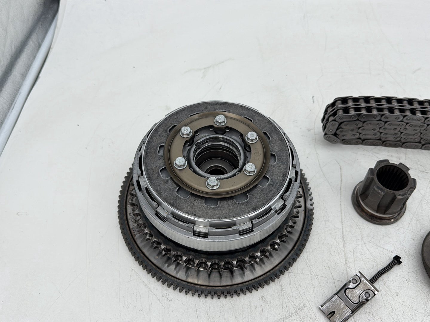 2007 Harley Touring FLHTCU Electra Glide Ultra OEM Clutch Basket Chain Tensioner Kit