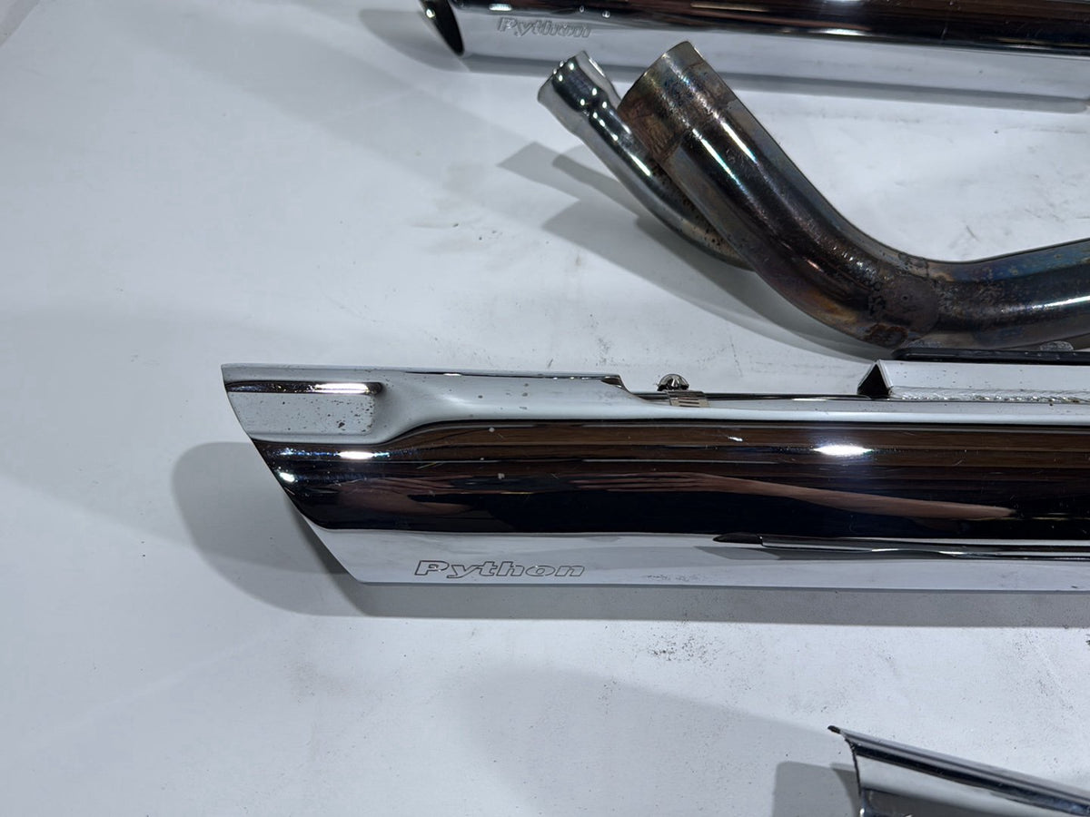 2007 Harley Softail Standard FXST OEM Exhaust Header Pipes Muffler