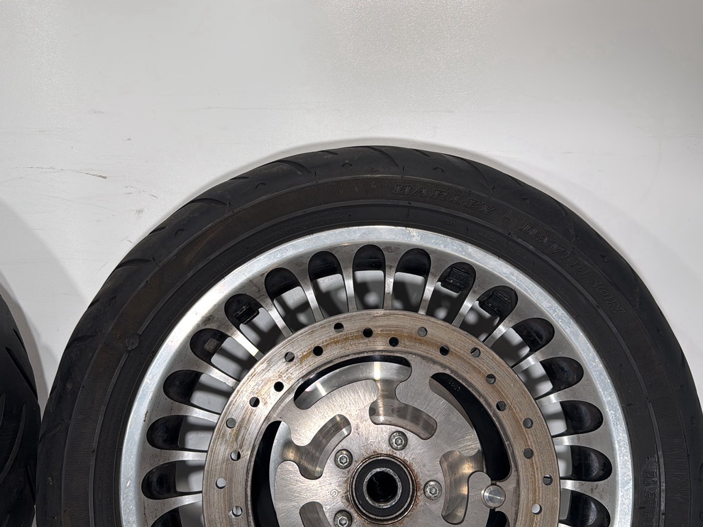 2007 - 2012 Harley-Davidson Touring Road Glide Front & Rear Wheel Rim Tire 	43493-09