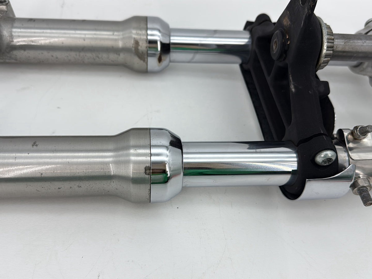 1993 Harley Sportster XLH883H 883 Front Triple Tree Set LH RH Fork Legs Sliders