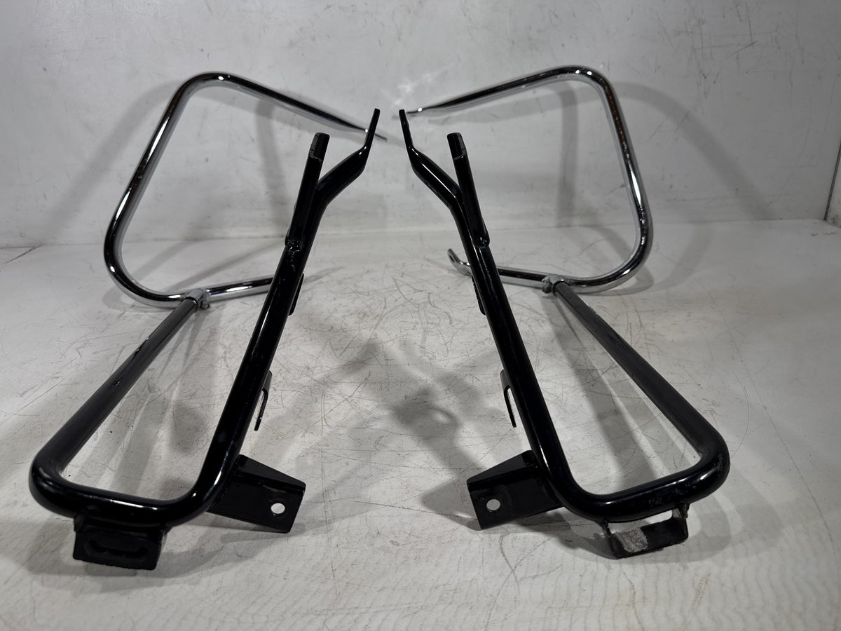 12 Harley Electra Glide Touring OEM Rear Left Right Saddlebag Guard Rails Bar