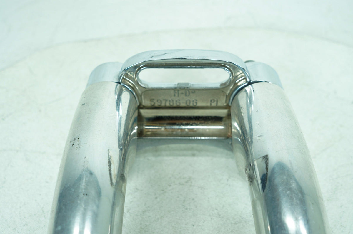 2008 Harley Dyna FXDL Low Rider OEM Front Handlebar Riser Top Clamp Chrome
