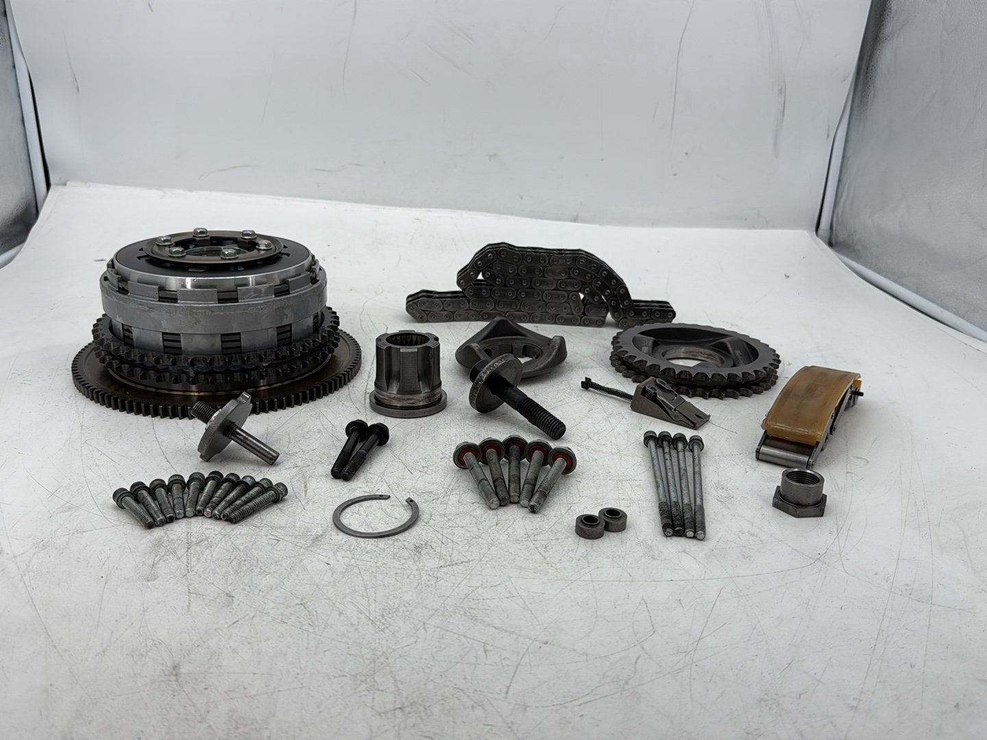 2008 Harley Electra Glide Touring Ultra FLHTCUI OEM Clutch Basket Chain Tensioner Kit