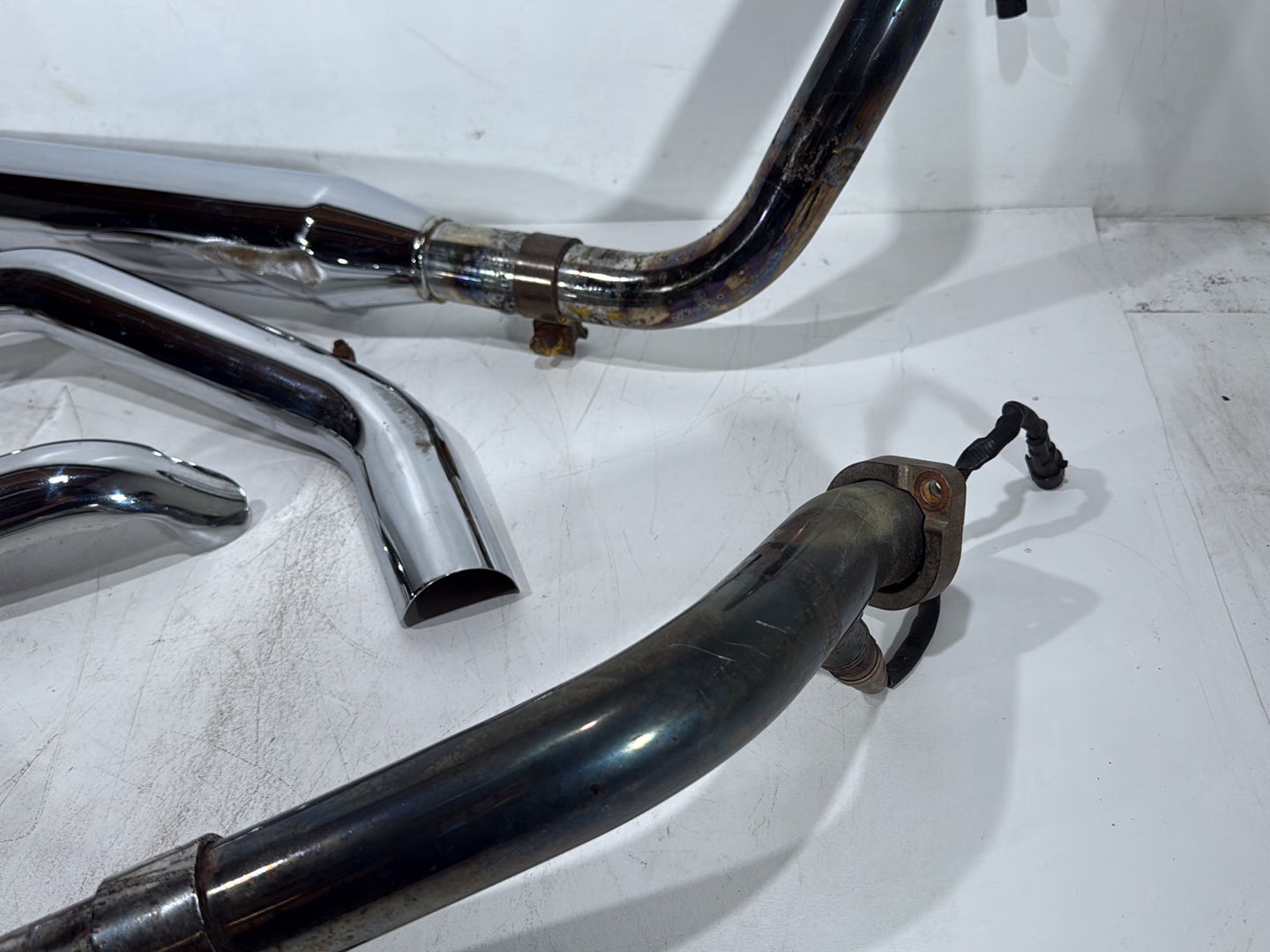 2013 Harley Forty-Eight Sportster 1200X OEM Exhaust Header Pipes Muffler