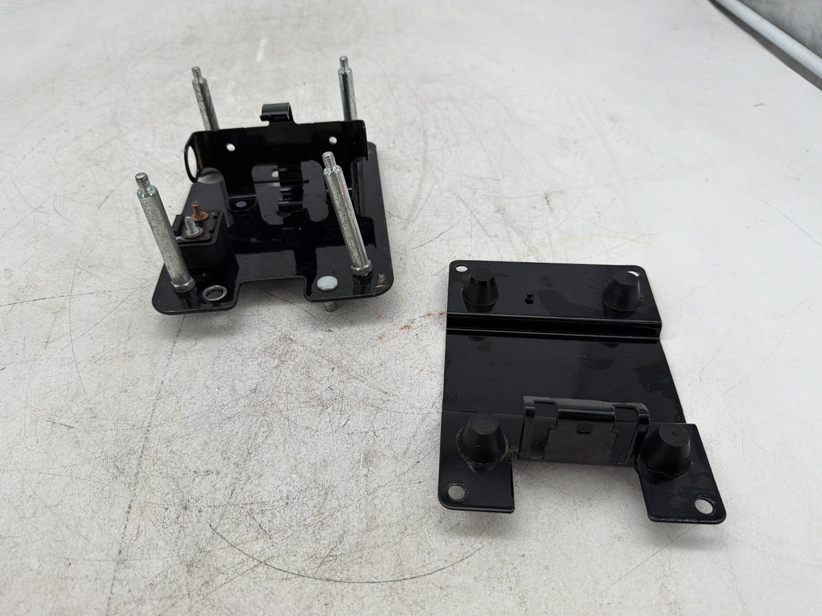 2002 Harley Dyna Wide Glide OEM Electrical Panel Holder Bracket Carrier Caddy