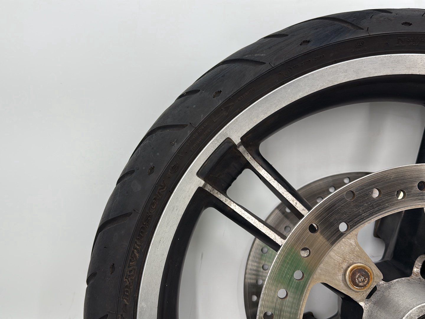 2008 Harley Electra Glide Touring Ultra FLHTCUI OEM Front Wheel Rim Tire