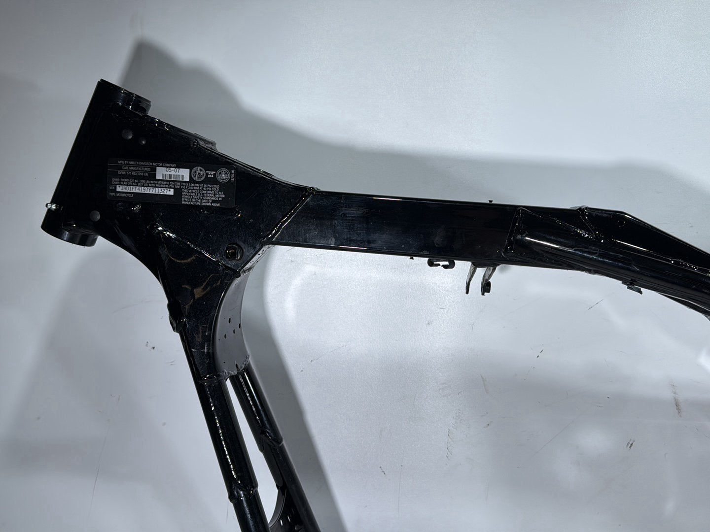 2007 Harley Touring FLHTC Electra Glide Classic OEM Body Main Frame Chassis SLVG
