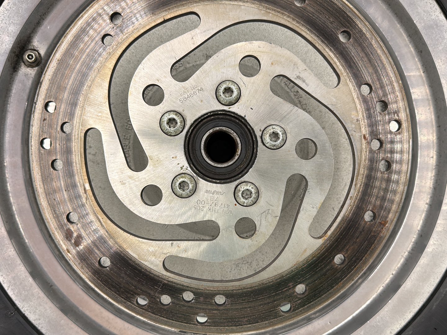 2009 Harley Sportster XL1200C 1200 Custom OEM Rear Wheel Rim Tire