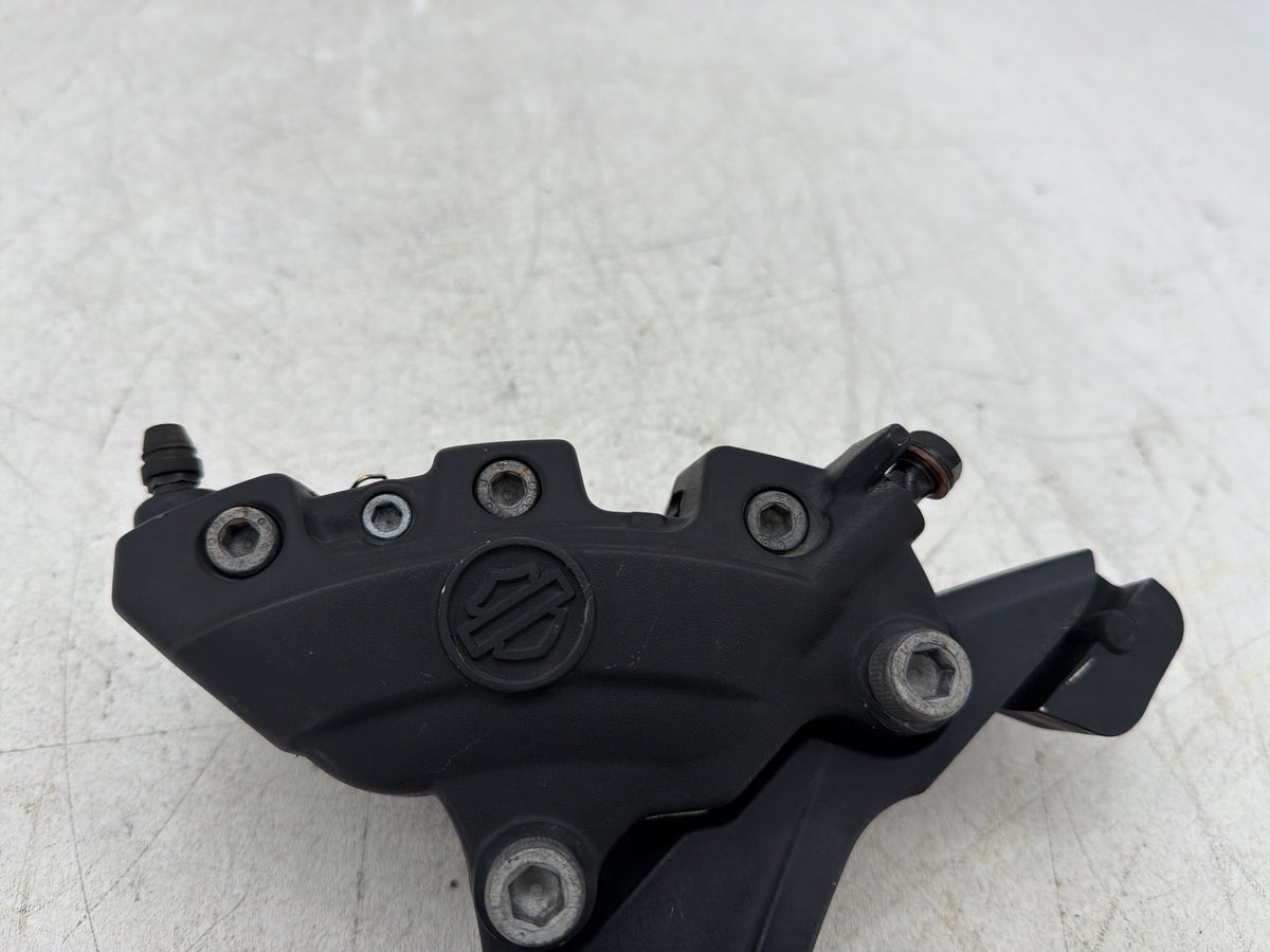 2010 Harley Road King Touring Police OEM Rear Back Brake Caliper w/ Bracket