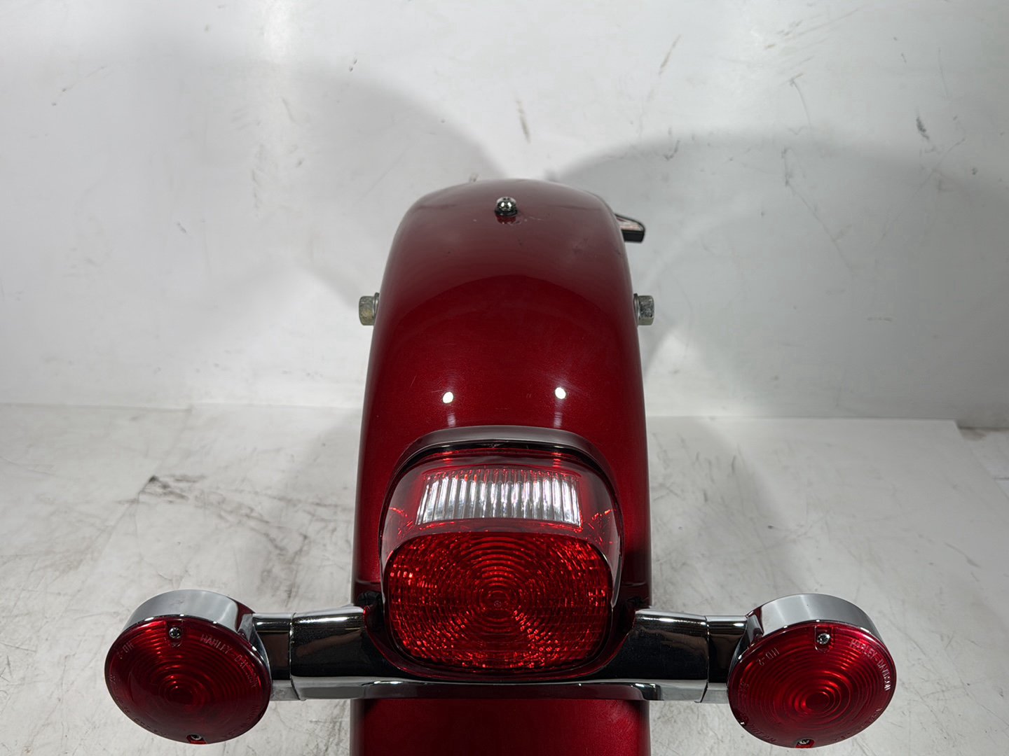 2007 Harley Touring FLHTC Electra Glide Classic OEM Rear Wheel Fender Turn Signal Indicators