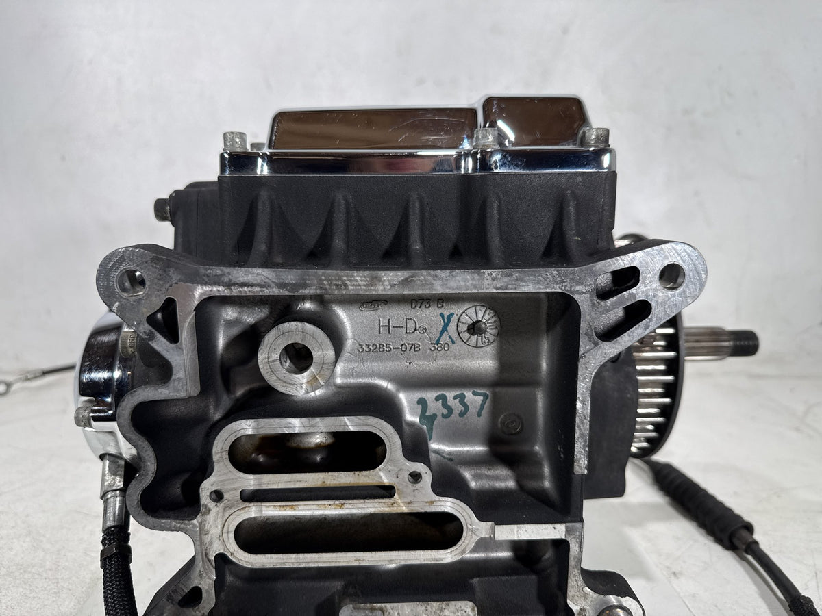 11 Harley Electra Glide Touring Police 6 Speed Transmission Gearbox 28K CRACKED