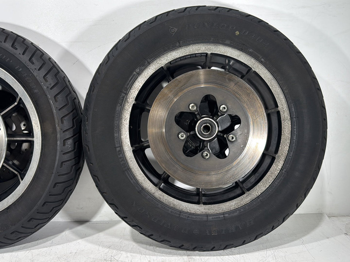 1998 Harley Touring Electra Glide Ultra OEM Front & Rear Wheel Rim Tire 16"