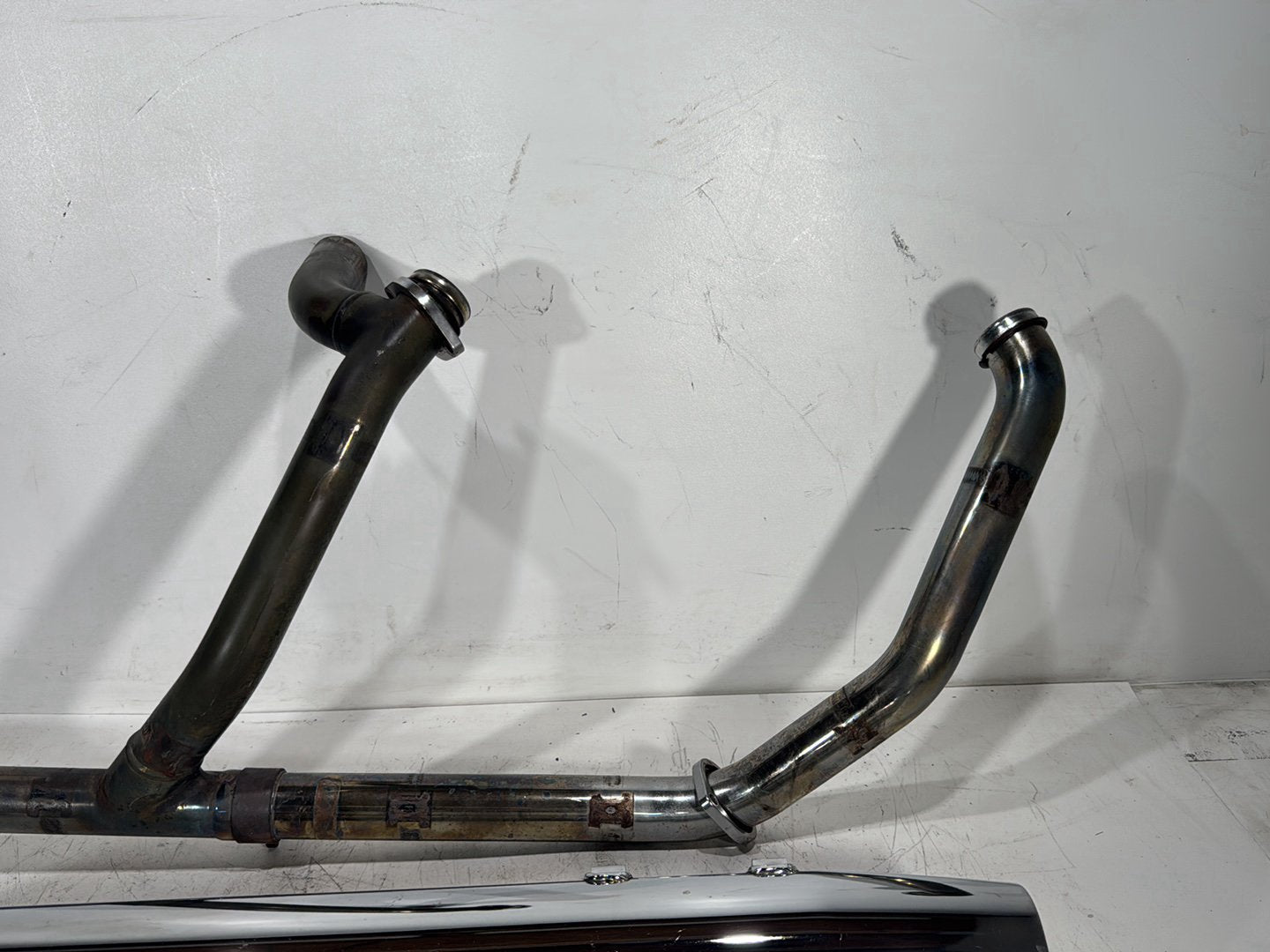 1998 Harley Touring FLHTCUI Electra Glide Ultra OEM Exhaust Header Pipes Muffler