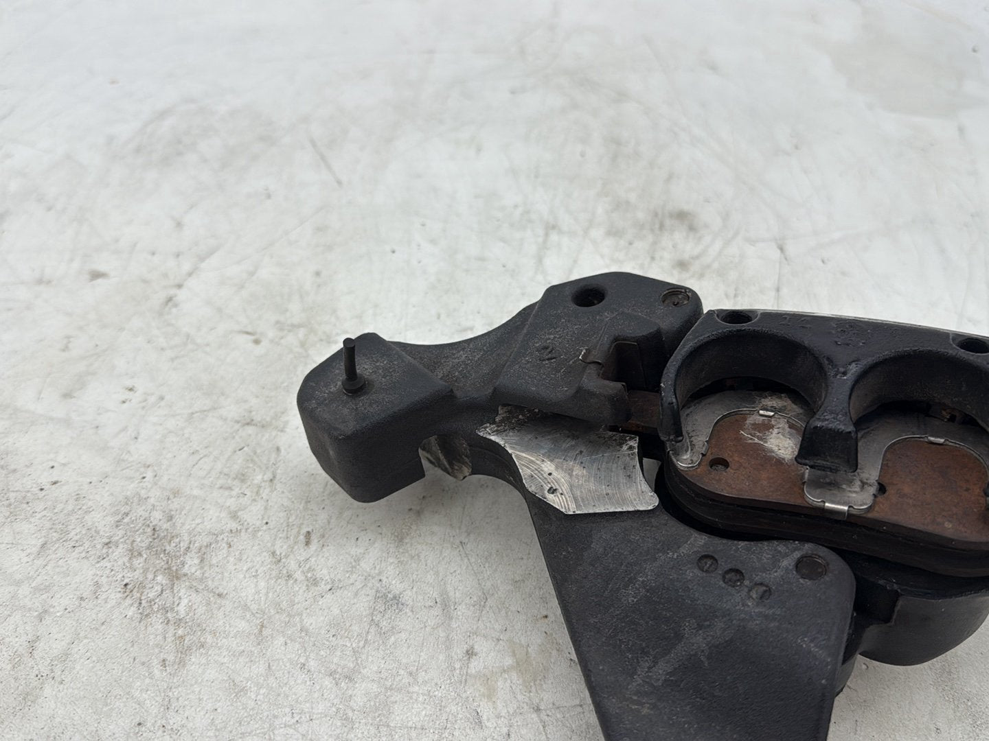 2012 Harley Dyna FXDF Fat Bob OEM Rear Back Brake Caliper w/ Bracket