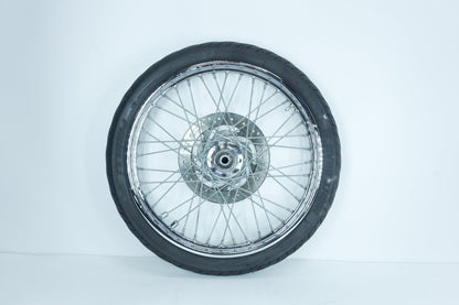 01 Harley Softail FXSTB Night Train OEM Front Wheel Rim Tire Spoked MH90-21 21"