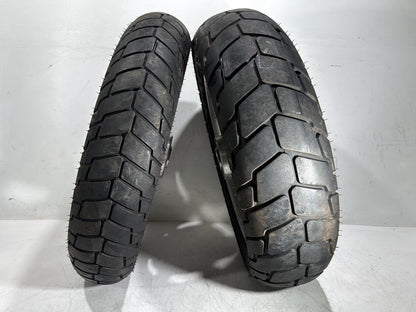 08 Harley Dyna Fat Bob OEM Front Rear Wheel Rim Tire 130/90B16 180/70B17 16" 17"