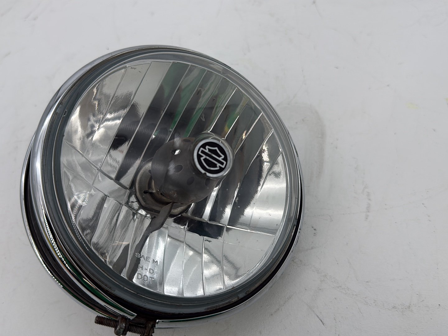 1993 Harley Sportster XLH883H Hugger 883 OEM Headlight Headlamp Head Light Halogen