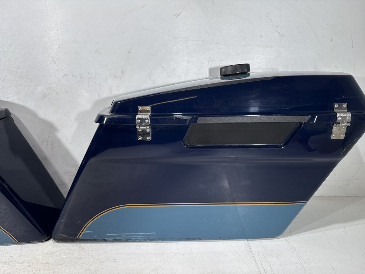 2011 Harley Electra Glide Touring Police OEM Left Right Saddlebags Luggage NOKey