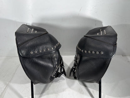 2007 Harley Softail Heritage Classic FLSTC OEM Rear Left Right Saddlebags Luggage Leather
