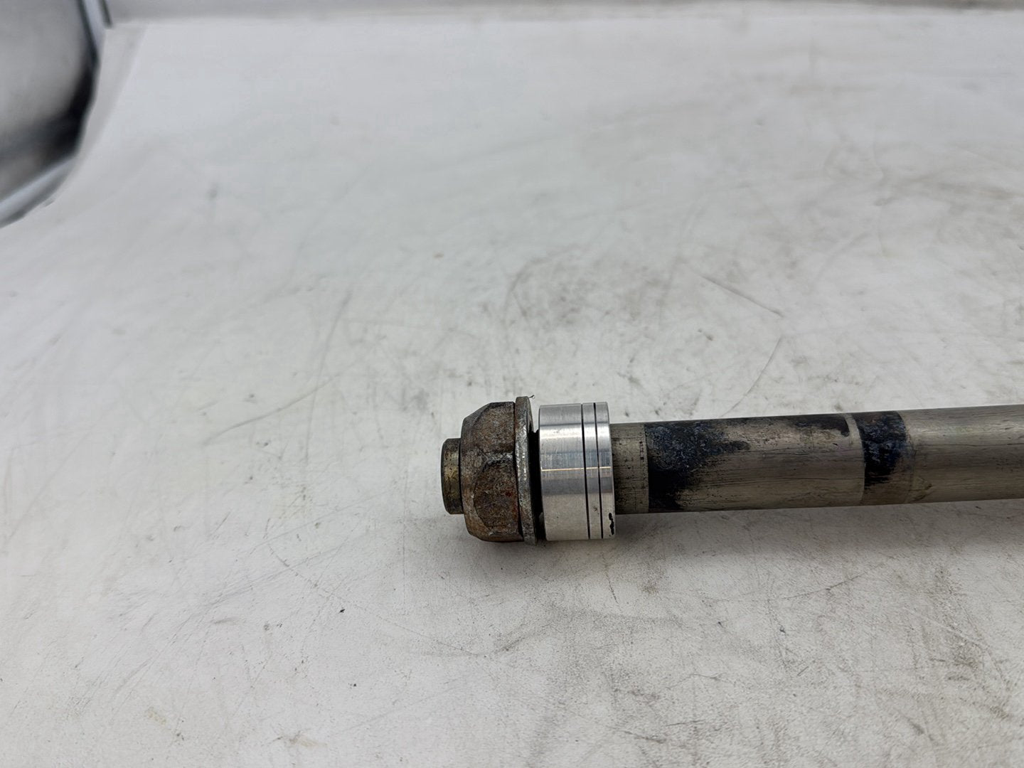 2012 Harley Dyna FXDF Fat Bob OEM Rear Wheel Axle Bolt Shaft