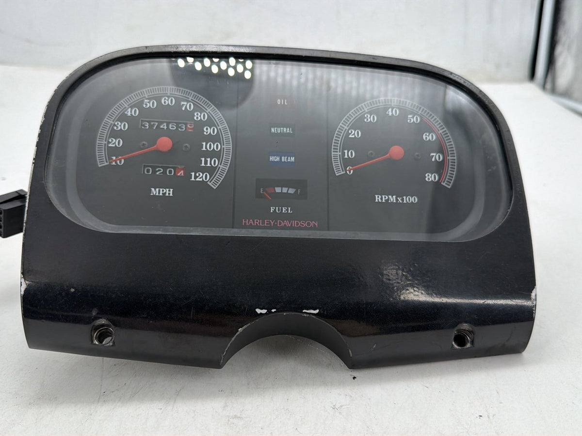 1990 Harley Electra Glide Touring Sport OEM Speedo Tacho Speedometer Tachometer Gauges