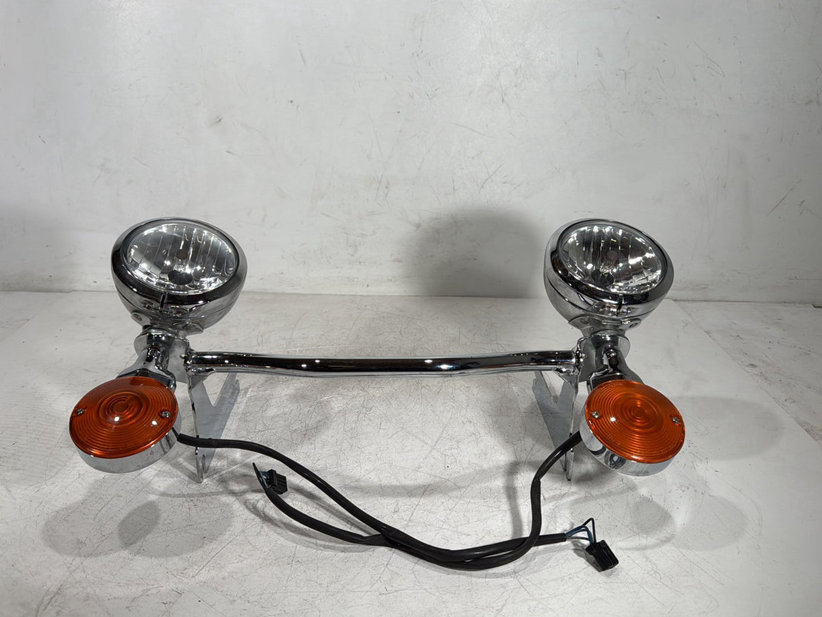 2007 Harley Electra Glide Touring OEM Front Turn Signal Indicators Aux Light Bar