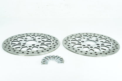 1999 - 2006 Harley-Davidson Touring Electra Glide Police Front Brake Rotors Disc Pair 44136-00