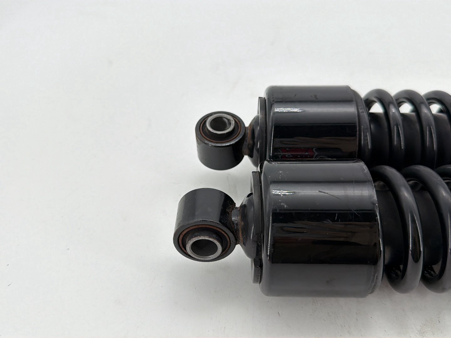 2008 Harley Dyna Fat Bob FXDF Rear Left Right Shock Absorbers BURLY 12"