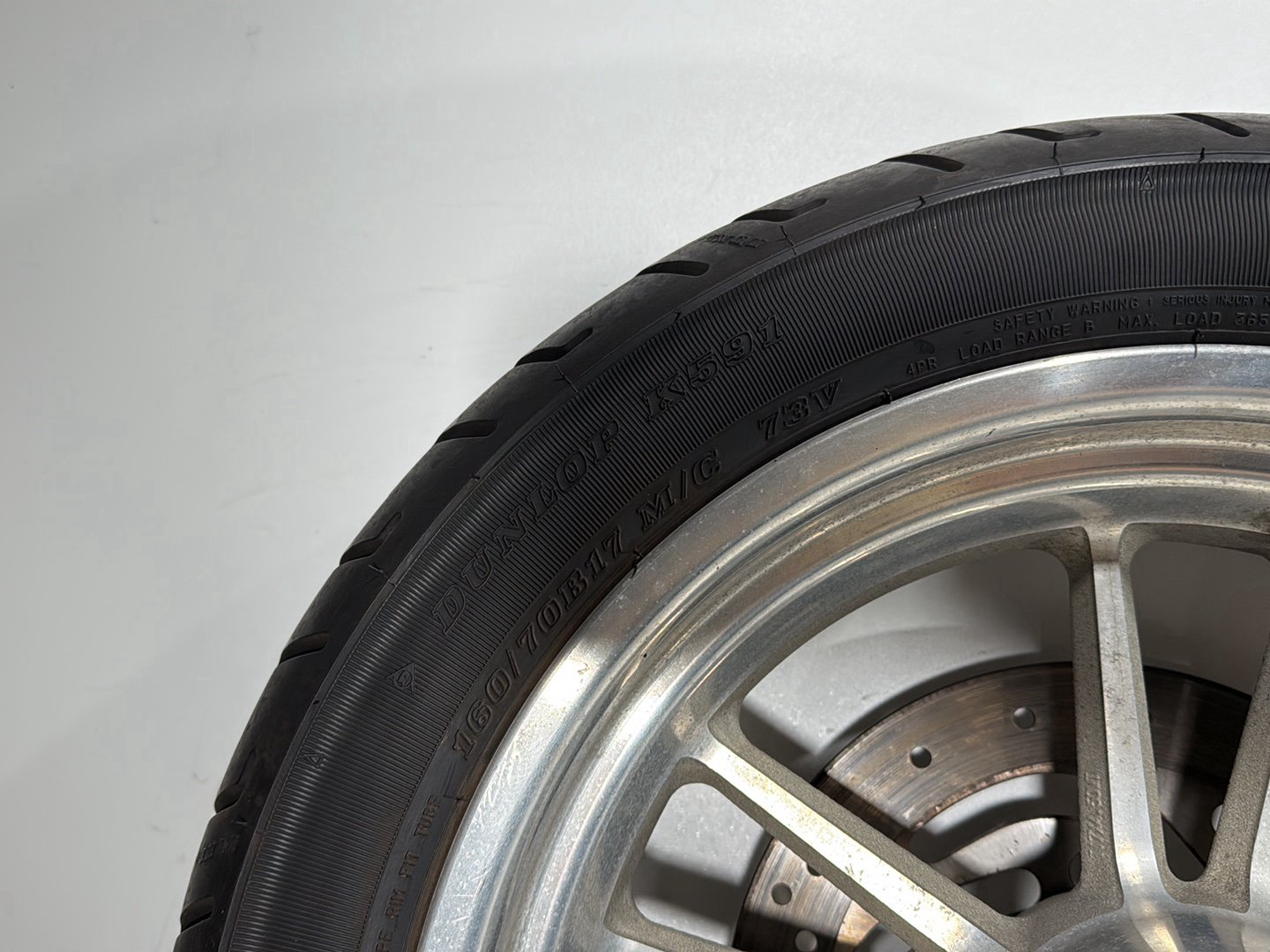 2006 Harley Dyna Super Glide Custom FXDCI OEM Front & Rear Wheel Rim Tire