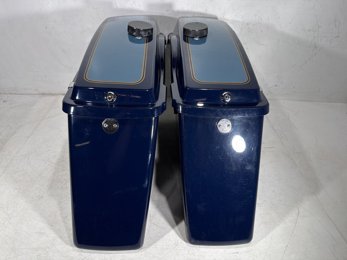 2011 Harley Electra Glide Touring Police OEM Left Right Saddlebags Luggage NOKey