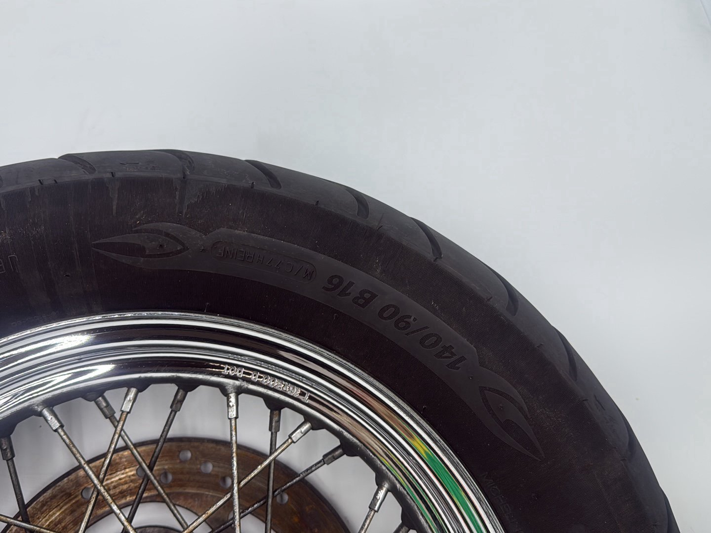 2005 Harley Touring FLHRCI Road King Classic OEM Rear Wheel Rim Tire Spoked