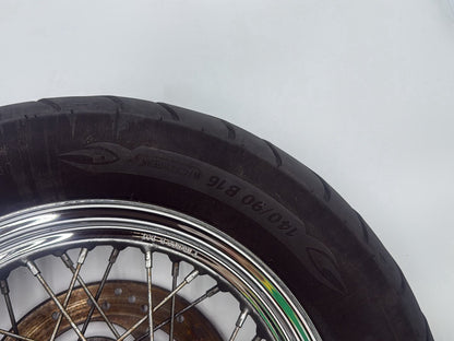 2005 Harley Touring FLHRCI Road King Classic OEM Rear Wheel Rim Tire Spoked