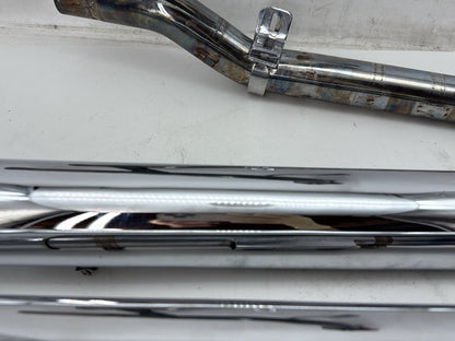 2008 Harley Softail Deluxe FLSTN OEM Exhaust Header Pipes Muffler