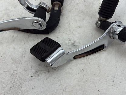 2012 Harley Dyna FXDF Fat Bob OEM Left Right Foot Brake Control Pegs
