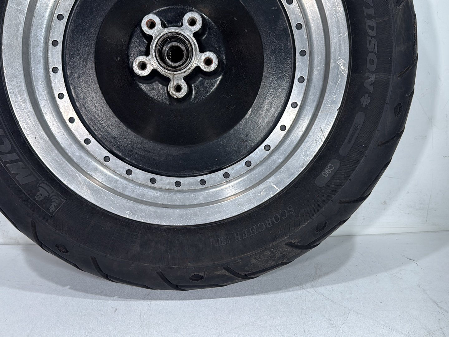 2000 Harley Dyna FXDWG Wide Glide OEM Rear Wheel Rim Tire