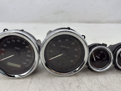 07 Harley Electra Glide Touring Ultra OEM Air Oil Volt Fuel Tacho Speedo Gauges