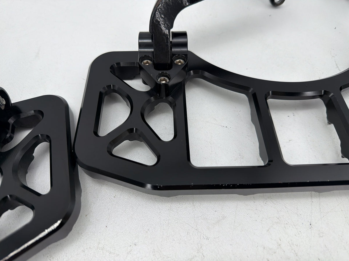 06 Harley Street Glide Touring Left Right Driver Floorboard Foot Rest CNC Billet