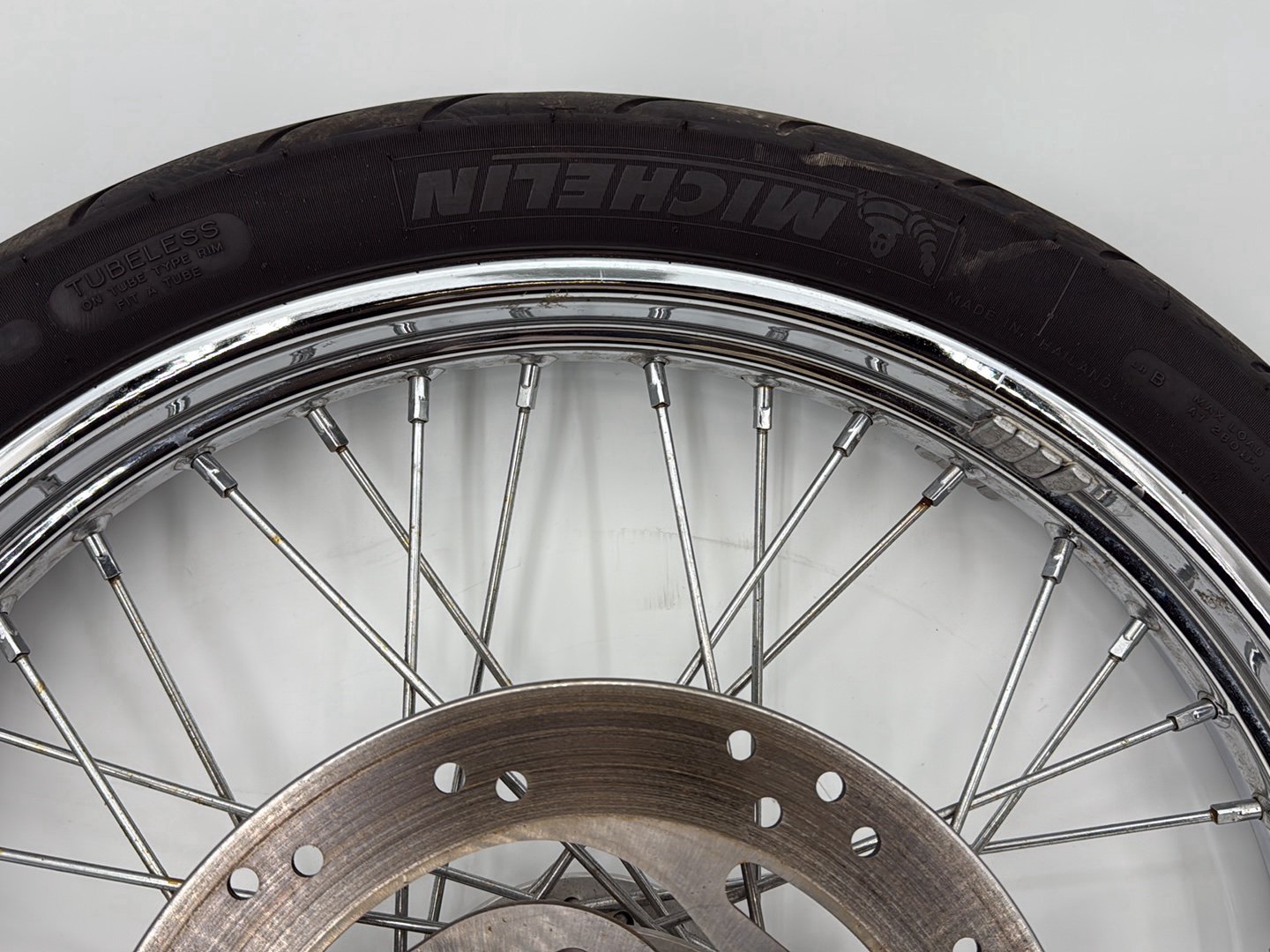 2004 - 2013 Harley-Davidson Sportster 883 Custom Front Wheel Rim Tire Spoked 44610-05