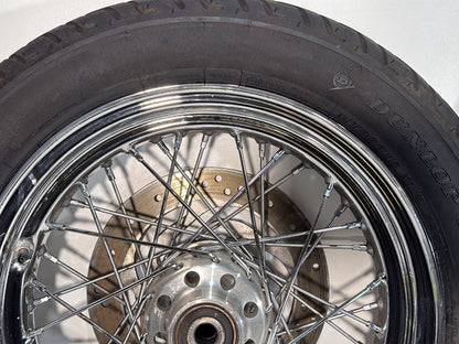 1999 - 2006 Harley-Davidson Softail Heritage Front Rear Wheel Rim Tire Spoked 40700-05 , 42947-06