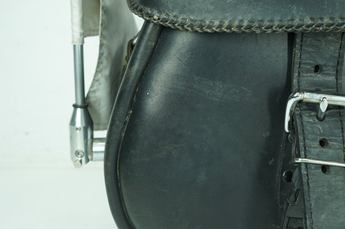 2004 Harley Softail FLSTFI Fat Boy OEM Rear Right 1 Saddlebag Luggage Leather