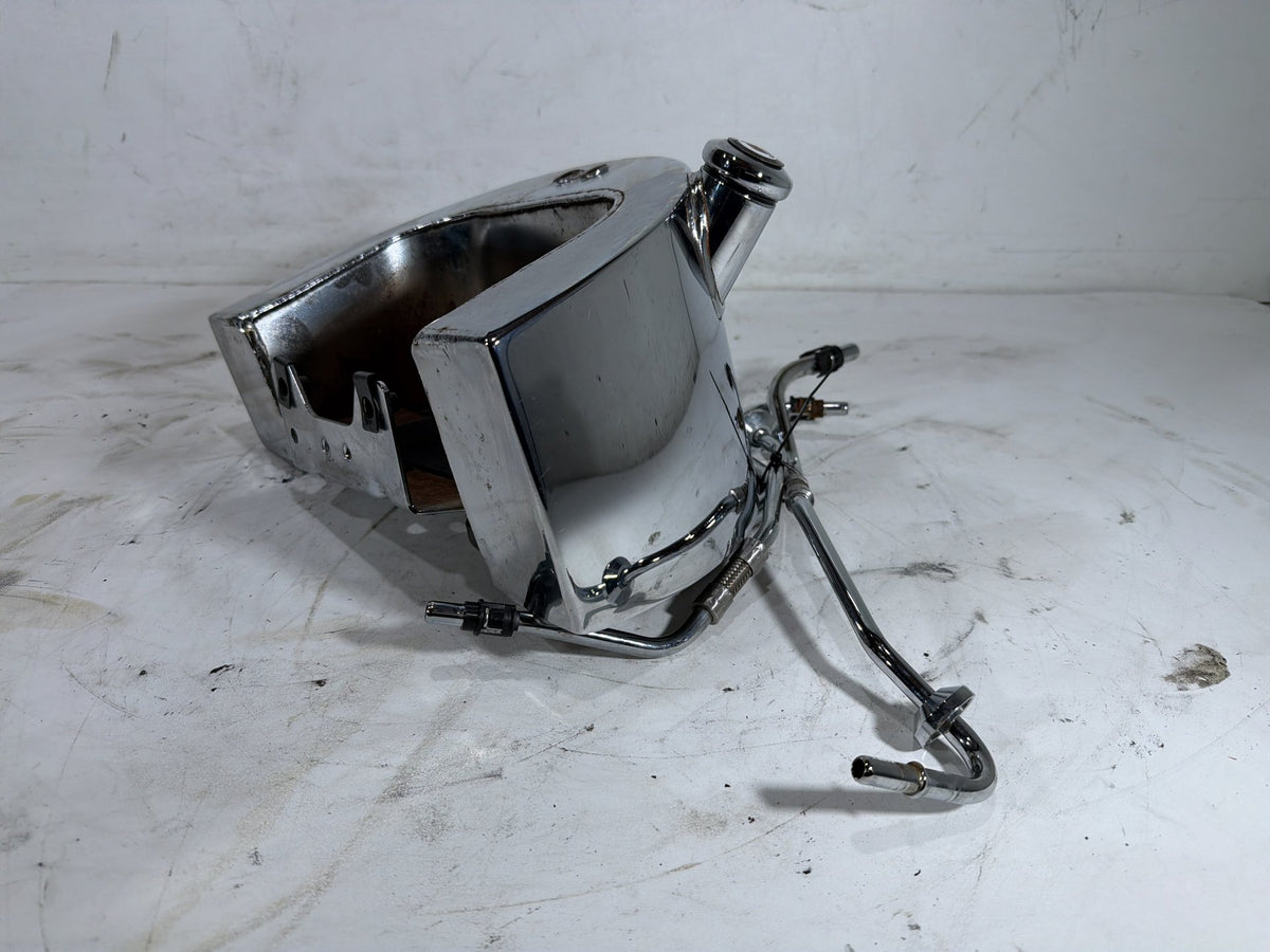 06 Harley Softail Deuce FXSTDI OEM Oil Tank Reservoir Bottle Canister & Dipstick
