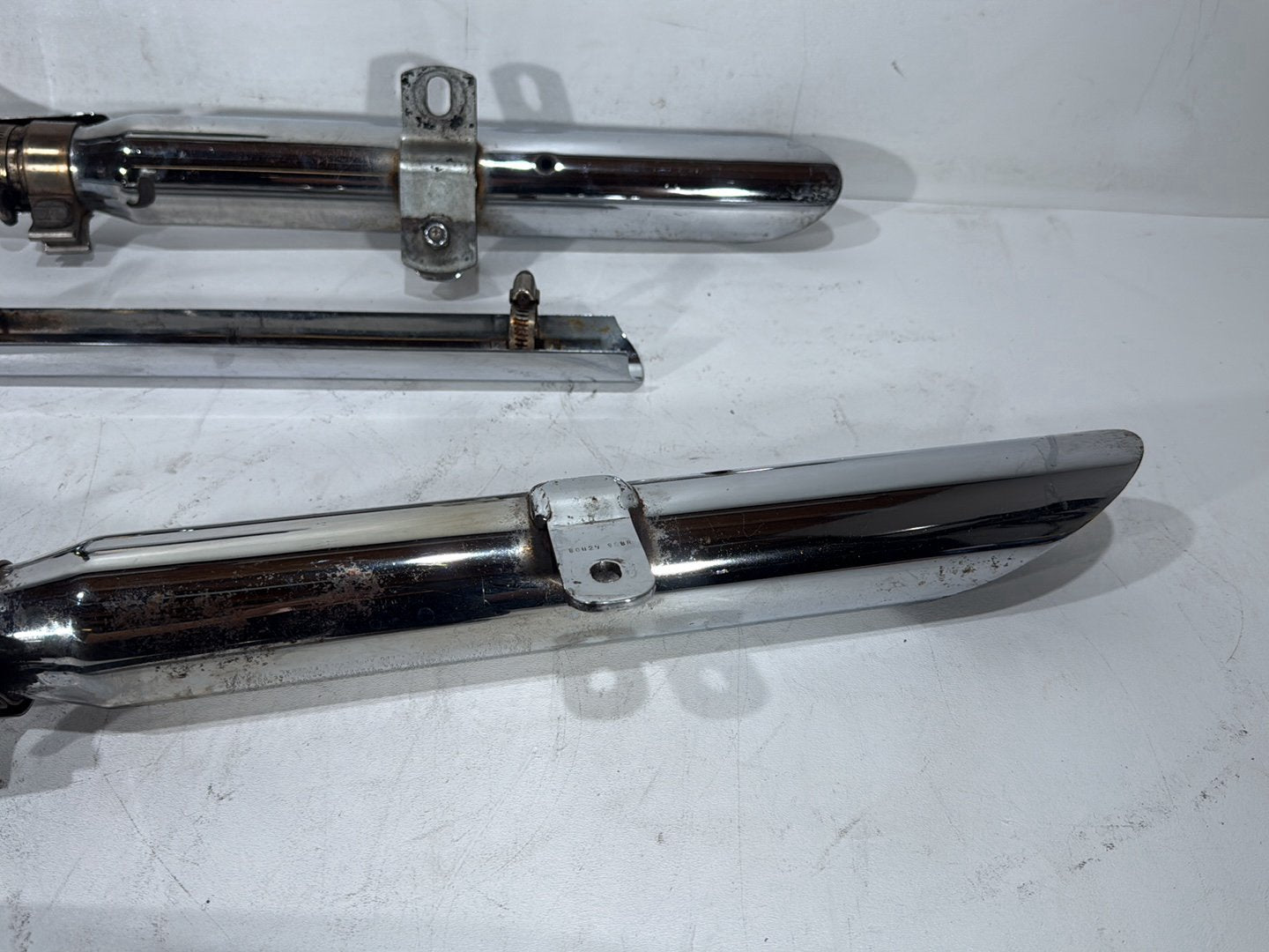 2001 Harley Sportster 88 XLH883 Exhaust Header Muffler Pipes Screamin Eagle SCRATCHED