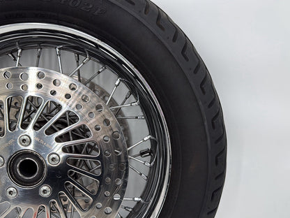 1999 - 2006 Harley-Davidson Touring Electra Glide Ultra Front Wheel Rim Tire Spoked 43440-05A