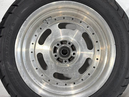 2010 Harley Dyna Fat Bob FXDF OEM Front & Rear Wheel Rim Tire 16"