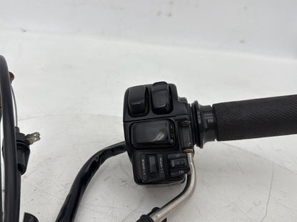 2007 - 2012 Harley-Davidson Touring Electra Glide Ultra Right Engine Start Kill Switches Controls w/ Hand Grip, Idle Throttle Cable Lines