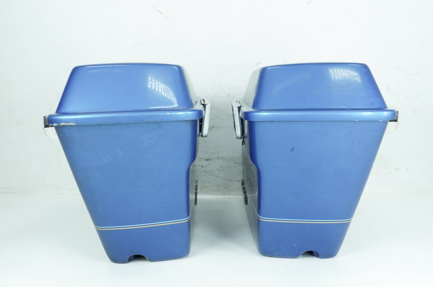 1984 - 1998 Harley-Davidson Touring Electra Glide Classic Left Right Saddlebags Luggage NOKey 90752-93