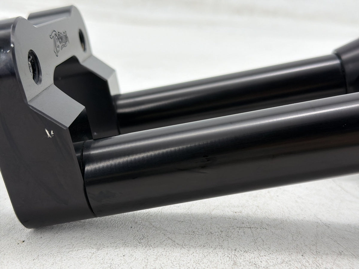 06 Harley Street Glide Touring Front Handlebar Riser Clamp Outlaw Cycle Products