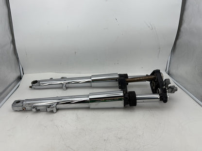 1999 - 2006 Harley-Davidson Touring CVO Screamin Eagle Road King Front Triple Tree Set & LH RH Fork Legs Sliders 45435-95 , 46473-00B